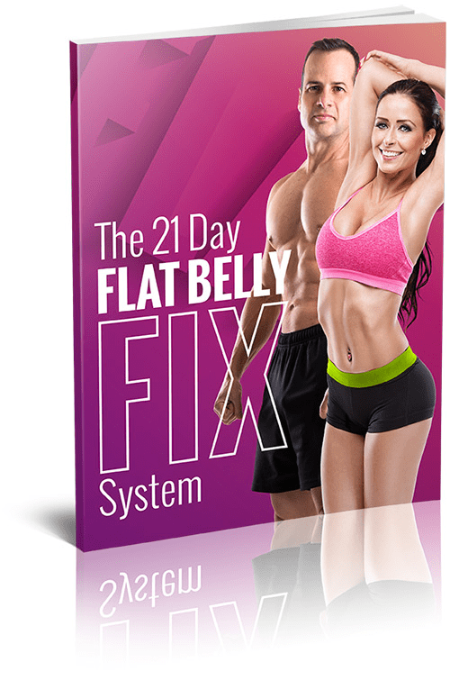 man woman that got good results using flat belly fix